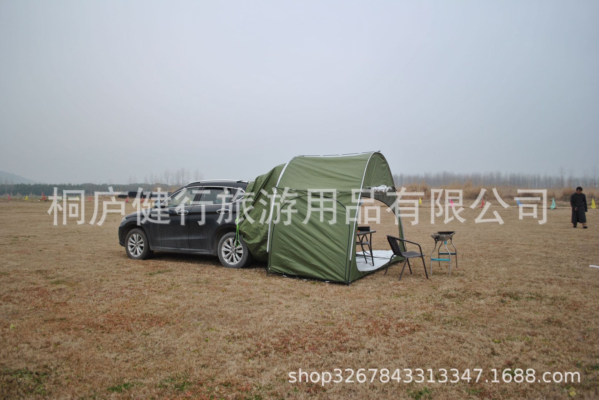 Cheap Goat Tents Outdoor Car Trunk Tent Sunshade Rainproof Tailgate Shade Awning Tent For SUV Car Self Driving Tour Barbecue Camping Tool   